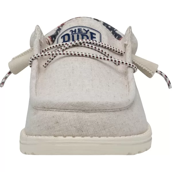 imageHey Dude Mens ShoesOffwhite Patriotic