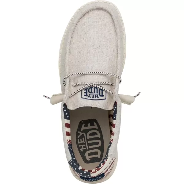 imageHey Dude Mens ShoesOffwhite Patriotic
