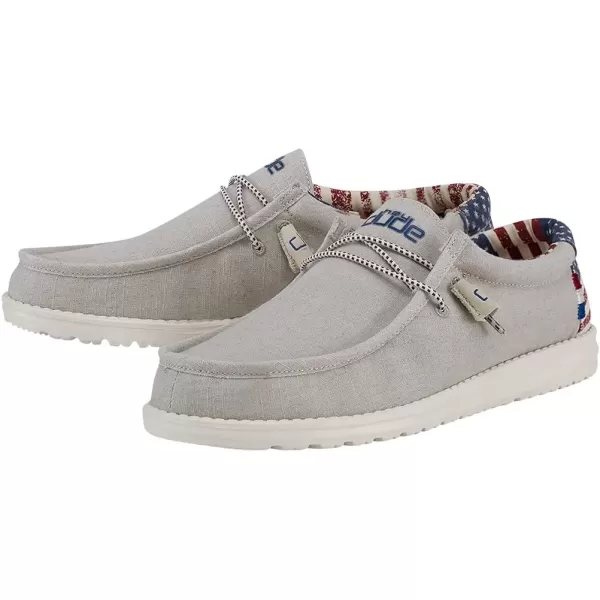 imageHey Dude Mens ShoesWally Off White Patriotic