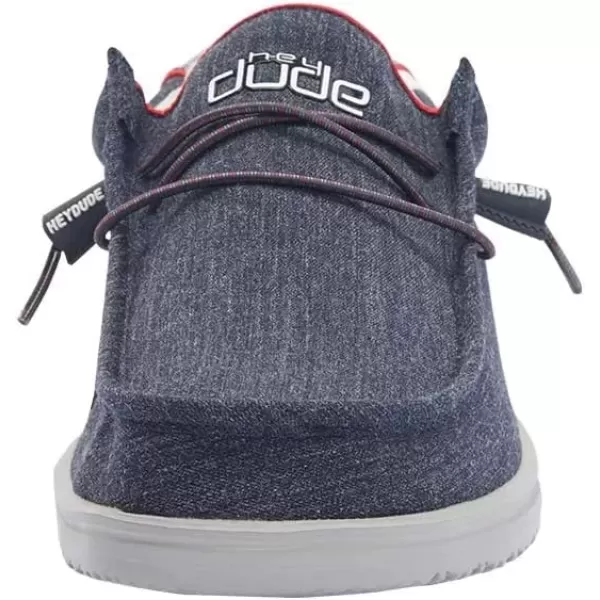 imageHey Dude Mens Wally Funk  Mens Shoes  Mens Lace Up Loafers  Comfortable ampamp LightWeightArtic Blue