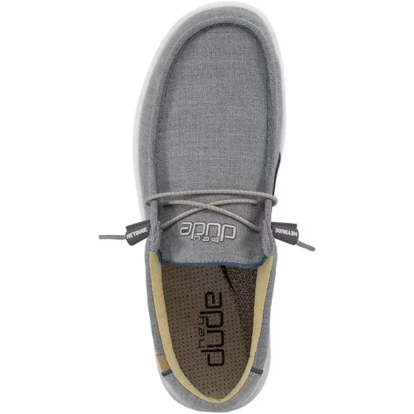 imageHey Dude Mens Wally Funk  Mens Shoes  Mens Lace Up Loafers  Comfortable ampamp LightWeightAsh