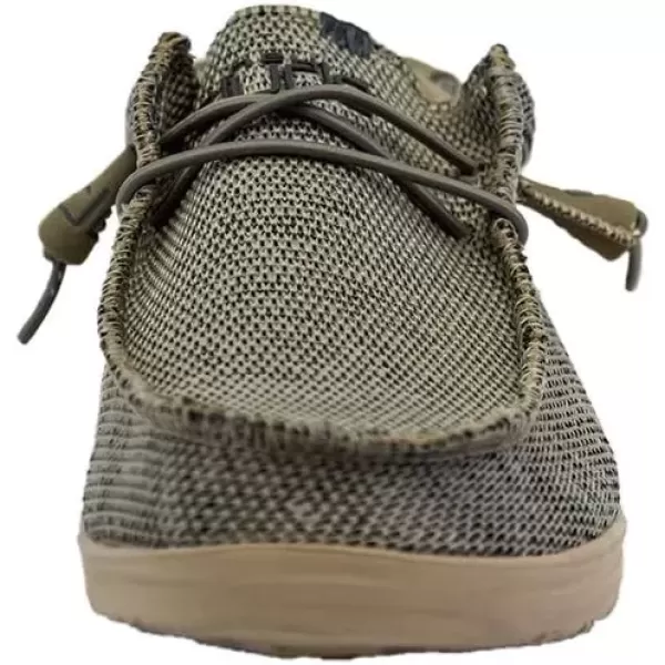 imageHey Dude Mens Wally Funk  Mens Shoes  Mens Lace Up Loafers  Comfortable ampamp LightWeightFree Light Grey