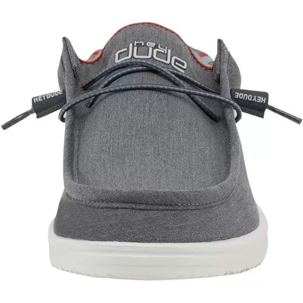 imageHey Dude Mens Wally Funk  Mens Shoes  Mens Lace Up Loafers  Comfortable ampamp LightWeightGranite