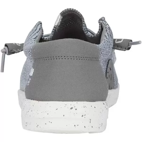imageHey Dude Mens Wally Funk  Mens Shoes  Mens Lace Up Loafers  Comfortable ampamp LightWeightLight Grey