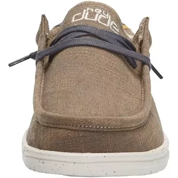 imageHey Dude Mens Wally Funk  Mens Shoes  Mens Lace Up Loafers  Comfortable ampamp LightWeightNatural Beige