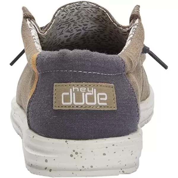 imageHey Dude Mens Wally Funk  Mens Shoes  Mens Lace Up Loafers  Comfortable ampamp LightWeightNatural Beige