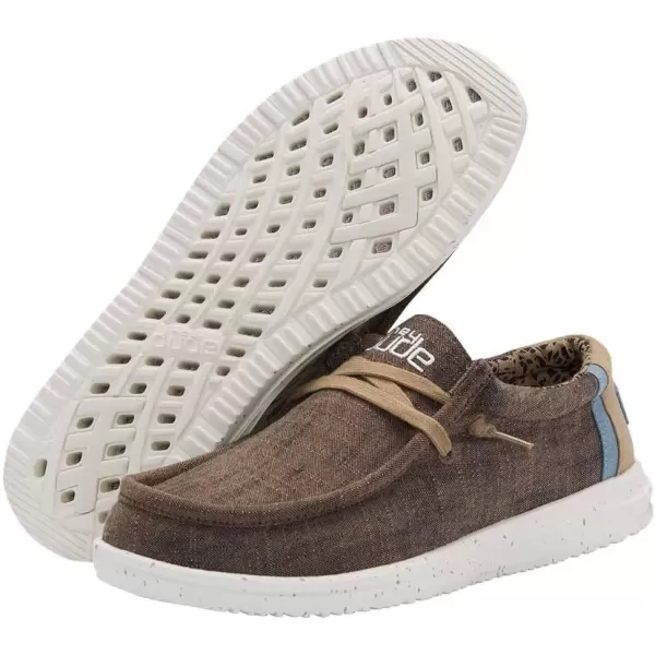 imageHey Dude Mens Wally Funk  Mens Shoes  Mens Lace Up Loafers  Comfortable ampamp LightWeightNaturalCub