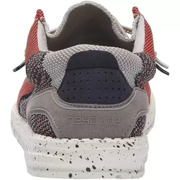 imageHey Dude Mens Wally Hawk Wool Dark Grey  Mens Shoes  Mens Lace Up Loafers  Comfortable and LightweightLava Grey