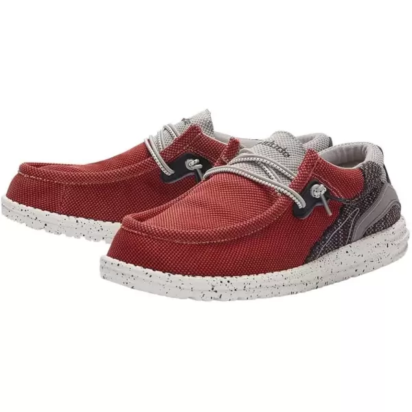 imageHey Dude Mens Wally Hawk Wool Dark Grey  Mens Shoes  Mens Lace Up Loafers  Comfortable and LightweightLava Grey