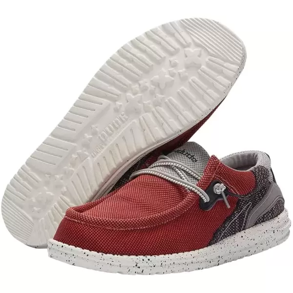 imageHey Dude Mens Wally Hawk Wool Dark Grey  Mens Shoes  Mens Lace Up Loafers  Comfortable and LightweightLava Grey