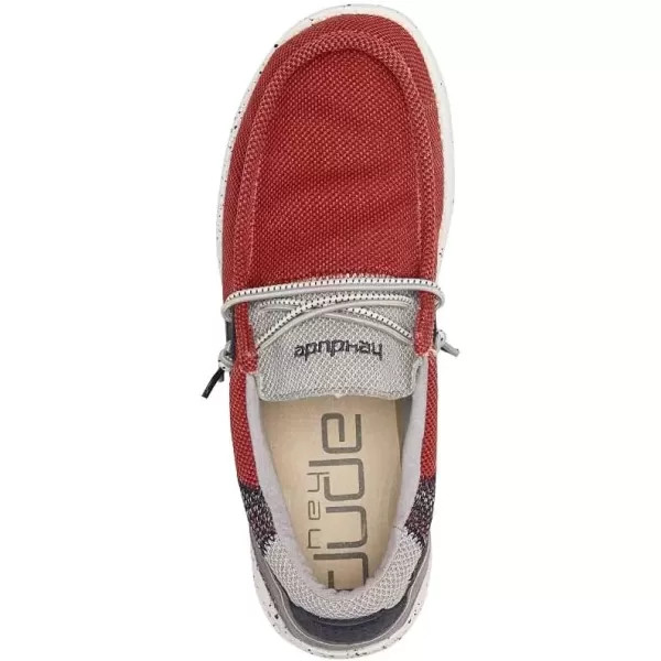 imageHey Dude Mens Wally Hawk Wool Dark Grey  Mens Shoes  Mens Lace Up Loafers  Comfortable and LightweightLava Grey