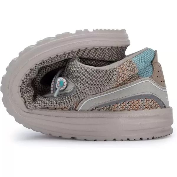 imageHey Dude Mens Wally Hawk Wool Dark Grey  Mens Shoes  Mens Lace Up Loafers  Comfortable and LightweightSahara