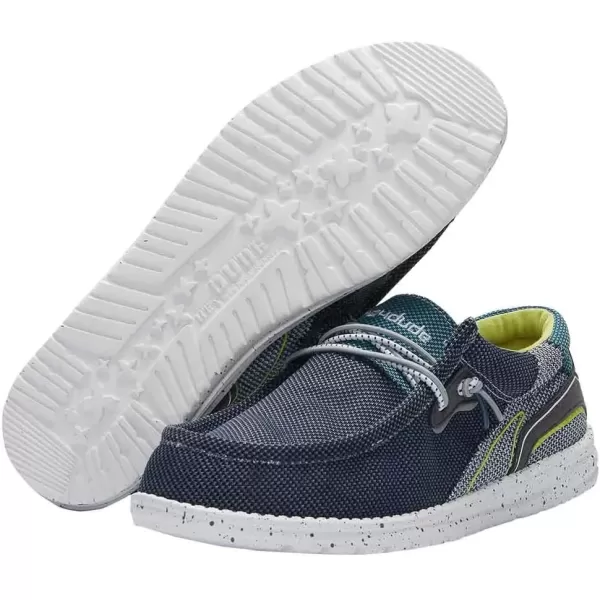 imageHey Dude Mens Wally Hawk Wool Dark Grey  Mens Shoes  Mens Lace Up Loafers  Comfortable and LightweightSpace Blue