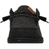 imageHey Dude Mens Wally Canvas  Mens Loafers  Mens Slip On Shoes  Comfortable ampamp LightWeightBlackBlack
