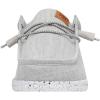 imageHey Dude Mens Wally Canvas  Mens Loafers  Mens Slip On Shoes  Comfortable ampamp LightWeightLight Grey