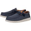 imageHey Dude Mens Wally Canvas  Mens Loafers  Mens Slip On Shoes  Comfortable ampamp LightWeightNavy