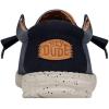 imageHey Dude Mens Wally Canvas  Mens Loafers  Mens Slip On Shoes  Comfortable ampamp LightWeightNavy