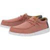 imageHey Dude Mens Wally Canvas  Mens Loafers  Mens Slip On Shoes  Comfortable ampamp LightWeightRed