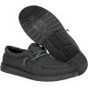 imageHey Dude Mens Wally Canvas  Mens Loafers  Mens Slip On Shoes  Comfortable ampamp LightWeightWaxed Black