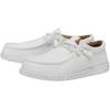 imageHey Dude Mens Wally Canvas  Mens Loafers  Mens Slip On Shoes  Comfortable ampamp LightWeightWhite