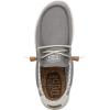 imageHey Dude Mens Wally Linen  Mens Loafers  Mens Slip On Shoes  Comfortable ampamp LightWeightGrey