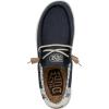 imageHey Dude Mens Wally Linen  Mens Loafers  Mens Slip On Shoes  Comfortable ampamp LightWeightNavy