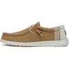 imageHey Dude Mens Wally Linen  Mens Loafers  Mens Slip On Shoes  Comfortable ampamp LightWeightOcra