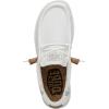 imageHey Dude Mens Wally Linen  Mens Loafers  Mens Slip On Shoes  Comfortable ampamp LightWeightWhite