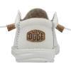 imageHey Dude Mens Wally Linen  Mens Loafers  Mens Slip On Shoes  Comfortable ampamp LightWeightWhite