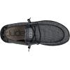imageHey Dude Mens Wally Stretch  Mens Loafers  Mens Slip On Shoes  Comfortable ampamp LightWeightBlack Midnight Bunker