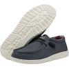imageHey Dude Mens Wally Stretch  Mens Loafers  Mens Slip On Shoes  Comfortable ampamp LightWeightBlue