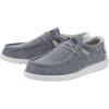 imageHey Dude Mens Wally Stretch  Mens Loafers  Mens Slip On Shoes  Comfortable ampamp LightWeightCobalt