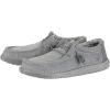 imageHey Dude Mens Wally Stretch  Mens Loafers  Mens Slip On Shoes  Comfortable ampamp LightWeightFleece Grey Fgry110533000