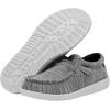 imageHey Dude Mens Wally Stretch  Mens Loafers  Mens Slip On Shoes  Comfortable ampamp LightWeightGranite