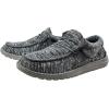 imageHey Dude Mens Wally Stretch  Mens Loafers  Mens Slip On Shoes  Comfortable ampamp LightWeightGreyBlack