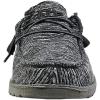 imageHey Dude Mens Wally Stretch  Mens Loafers  Mens Slip On Shoes  Comfortable ampamp LightWeightGreyBlack