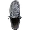 imageHey Dude Mens Wally Stretch  Mens Loafers  Mens Slip On Shoes  Comfortable ampamp LightWeightGreyBlack