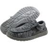 imageHey Dude Mens Wally Stretch  Mens Loafers  Mens Slip On Shoes  Comfortable ampamp LightWeightGreyBlack