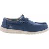 imageHey Dude Mens Wally Stretch  Mens Loafers  Mens Slip On Shoes  Comfortable ampamp LightWeightIndigo Stretch