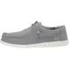 imageHey Dude Mens Wally Stretch  Mens Loafers  Mens Slip On Shoes  Comfortable ampamp LightWeightIron Grey