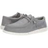 imageHey Dude Mens Wally Stretch  Mens Loafers  Mens Slip On Shoes  Comfortable ampamp LightWeightIron Grey