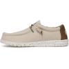 imageHey Dude Mens Wally Stretch  Mens Loafers  Mens Slip On Shoes  Comfortable ampamp LightWeightIvory