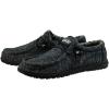 imageHey Dude Mens Wally Stretch  Mens Loafers  Mens Slip On Shoes  Comfortable ampamp LightWeightLinen Iron