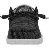 imageHey Dude Mens Wally Stretch  Mens Loafers  Mens Slip On Shoes  Comfortable ampamp LightWeightMeteorite