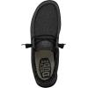 imageHey Dude Mens Wally Stretch  Mens Loafers  Mens Slip On Shoes  Comfortable ampamp LightWeightMicro Total Black