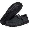 imageHey Dude Mens Wally Stretch  Mens Loafers  Mens Slip On Shoes  Comfortable ampamp LightWeightMidnight Bunker