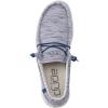 imageHey Dude Mens Wally Stretch  Mens Loafers  Mens Slip On Shoes  Comfortable ampamp LightWeightNavyWhite