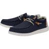 imageHey Dude Mens Wally Stretch  Mens Loafers  Mens Slip On Shoes  Comfortable ampamp LightWeightOrion Blue