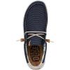 imageHey Dude Mens Wally Stretch  Mens Loafers  Mens Slip On Shoes  Comfortable ampamp LightWeightOrion Blue