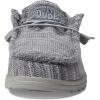 imageHey Dude Mens Wally Stretch  Mens Loafers  Mens Slip On Shoes  Comfortable ampamp LightWeightPlatinum Mix